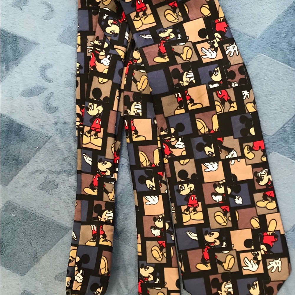 Mickey Mouse Checkered Necktie - image 4